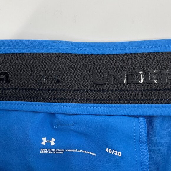 Under Armour Mens Size 40/30 Golf Pants Blue Performance Wear Outdoor Classic - Picture 4 of 6